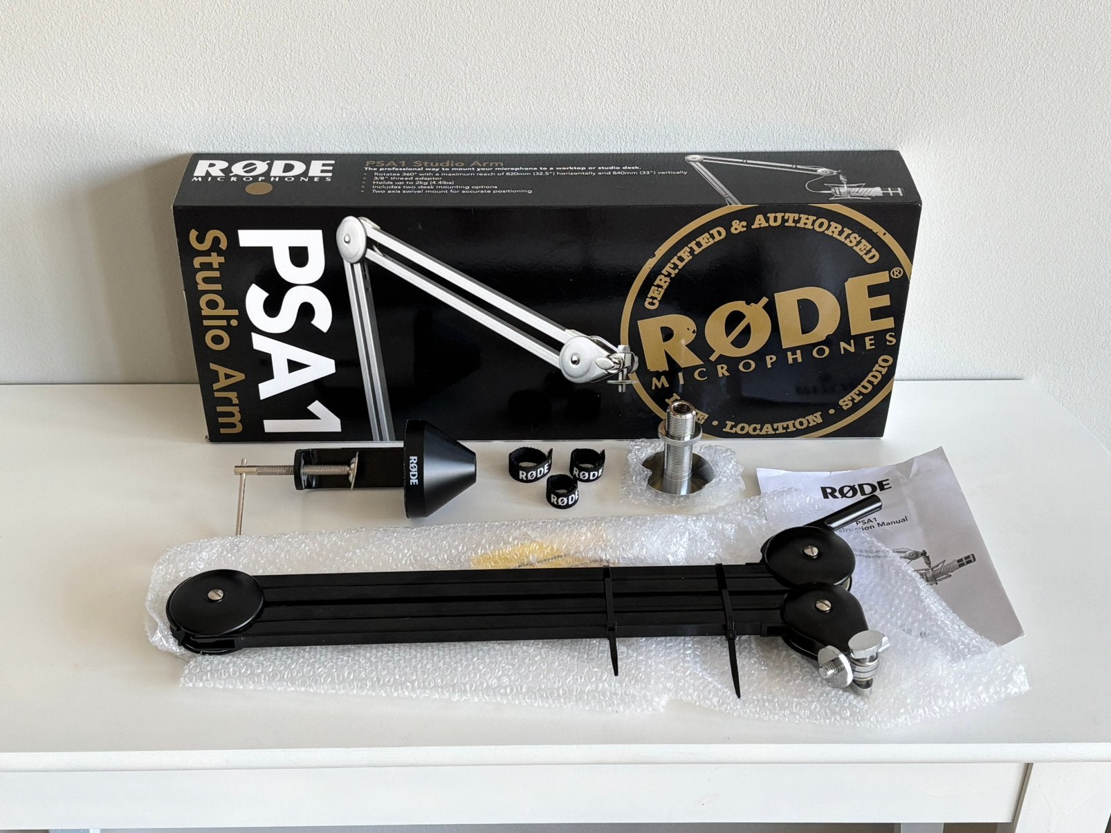 RØDE PSA1 Professionele Studio Arm – microfoonarm nieuw, Ophalen of Verzenden, Nieuw, Overige typen