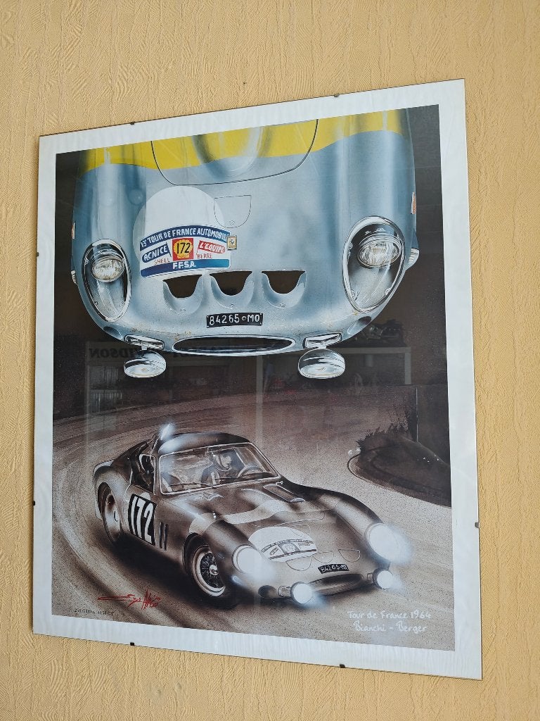 Affiches Ferrari encadrées, Enlèvement, Photo, Photographie, Encadré
