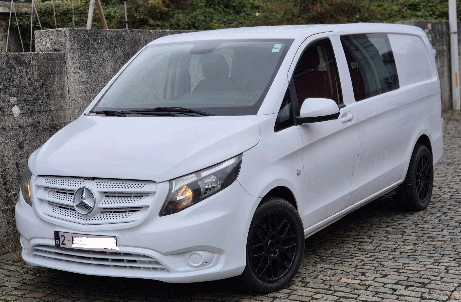 Mercedes vito doub cabine 5pls an2017.235mkm ctok 14500€, Cuir, Euro 6, Boîte manuelle, Mercedes-Benz