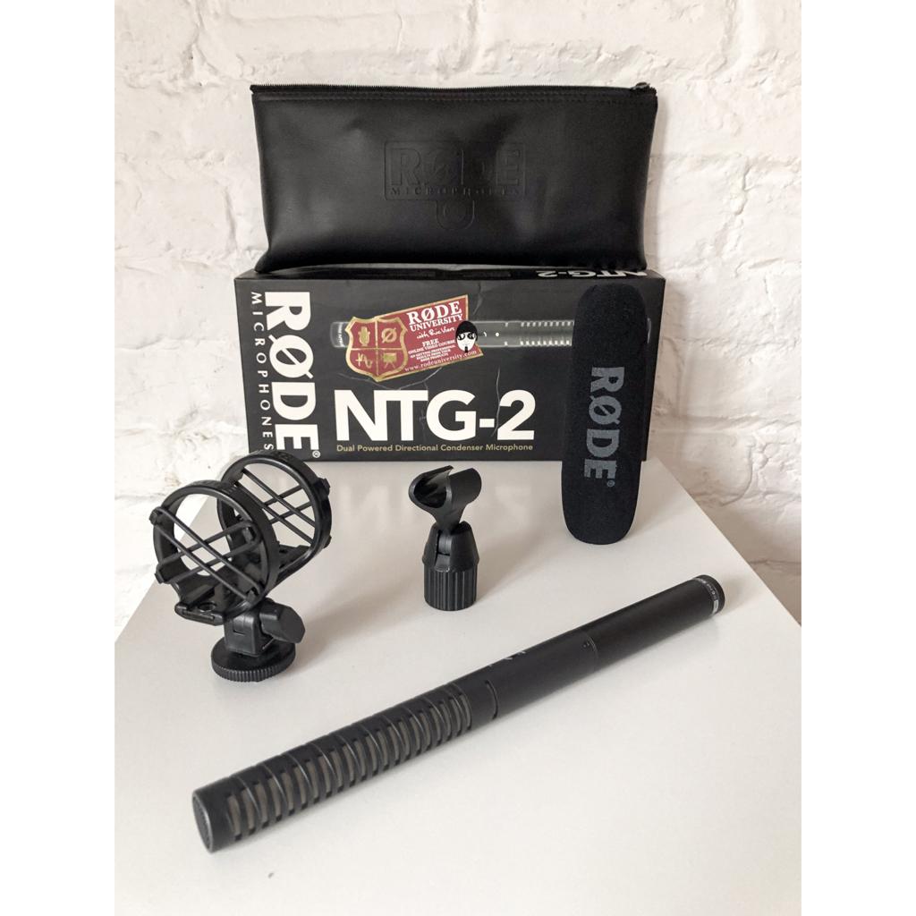 Rode NTG 2 - Micro directionnel - cinéma, vidéo, télévision, Musique & Instruments, Enlèvement, Comme neuf, Autres types