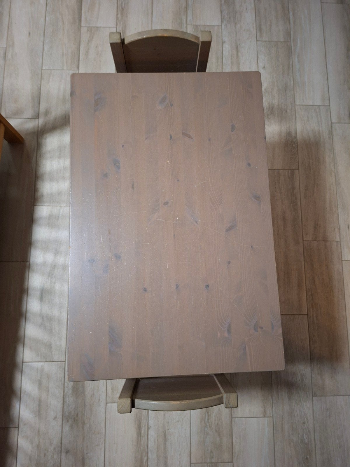 Kindertafeltje met 2 stoelen, Ophalen, Rechthoekig