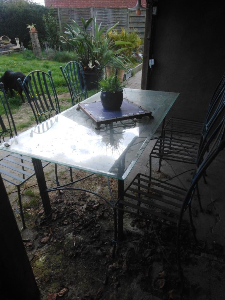 tuinset, Ophalen, Overige materialen, Gebruikt, 6 zitplaatsen