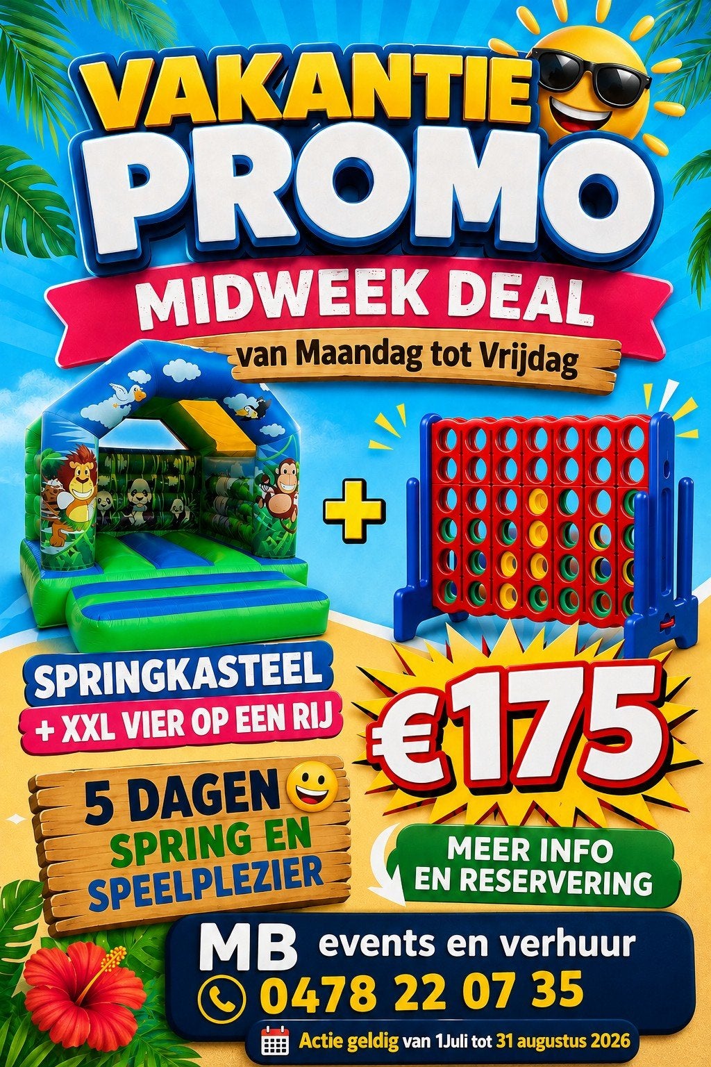 Springkasteel Te Huur