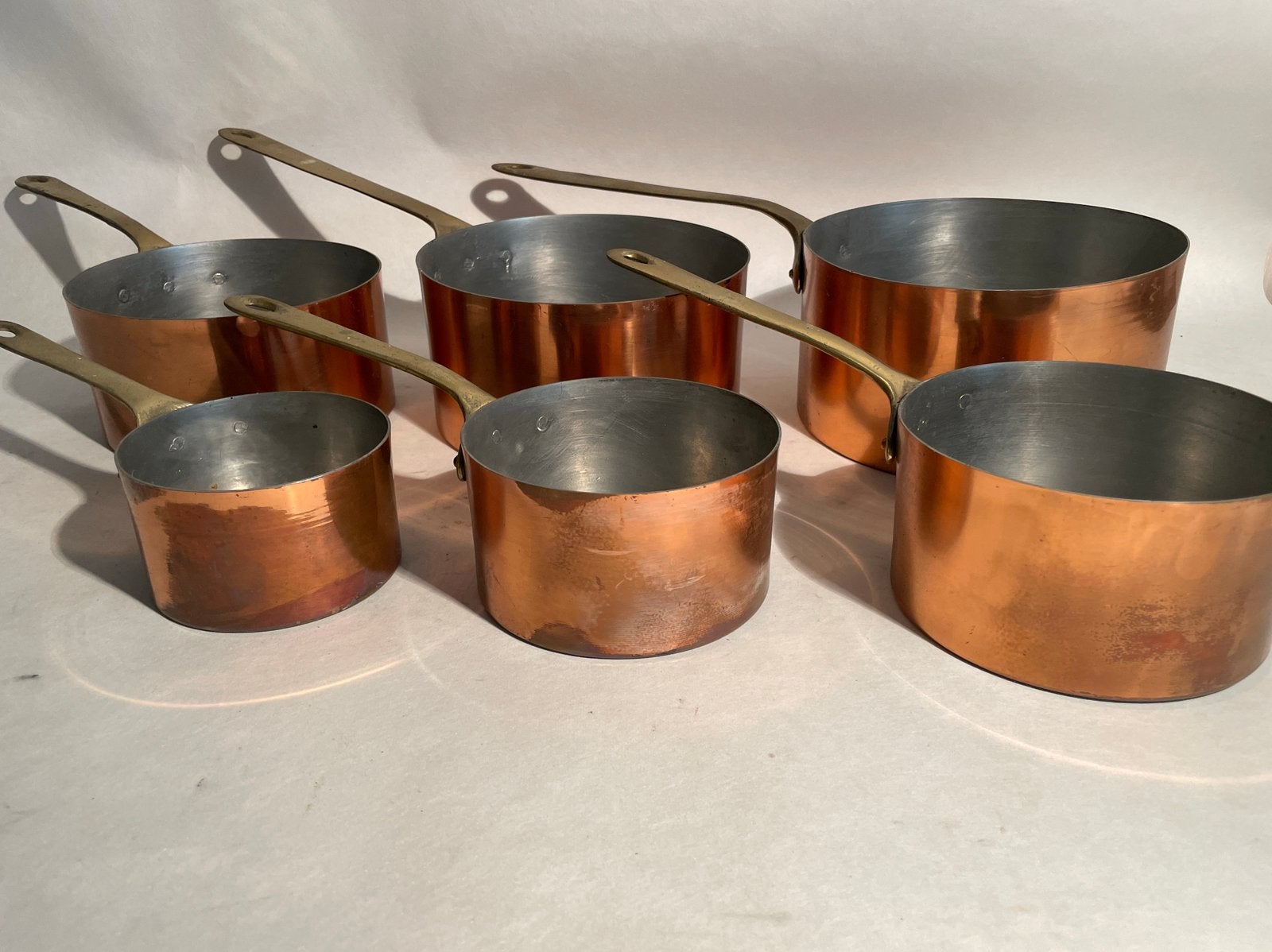 Casseroles françaises vintage en cuivre Métaux Uvélos Vesoul, Antiquités & Art, Enlèvement