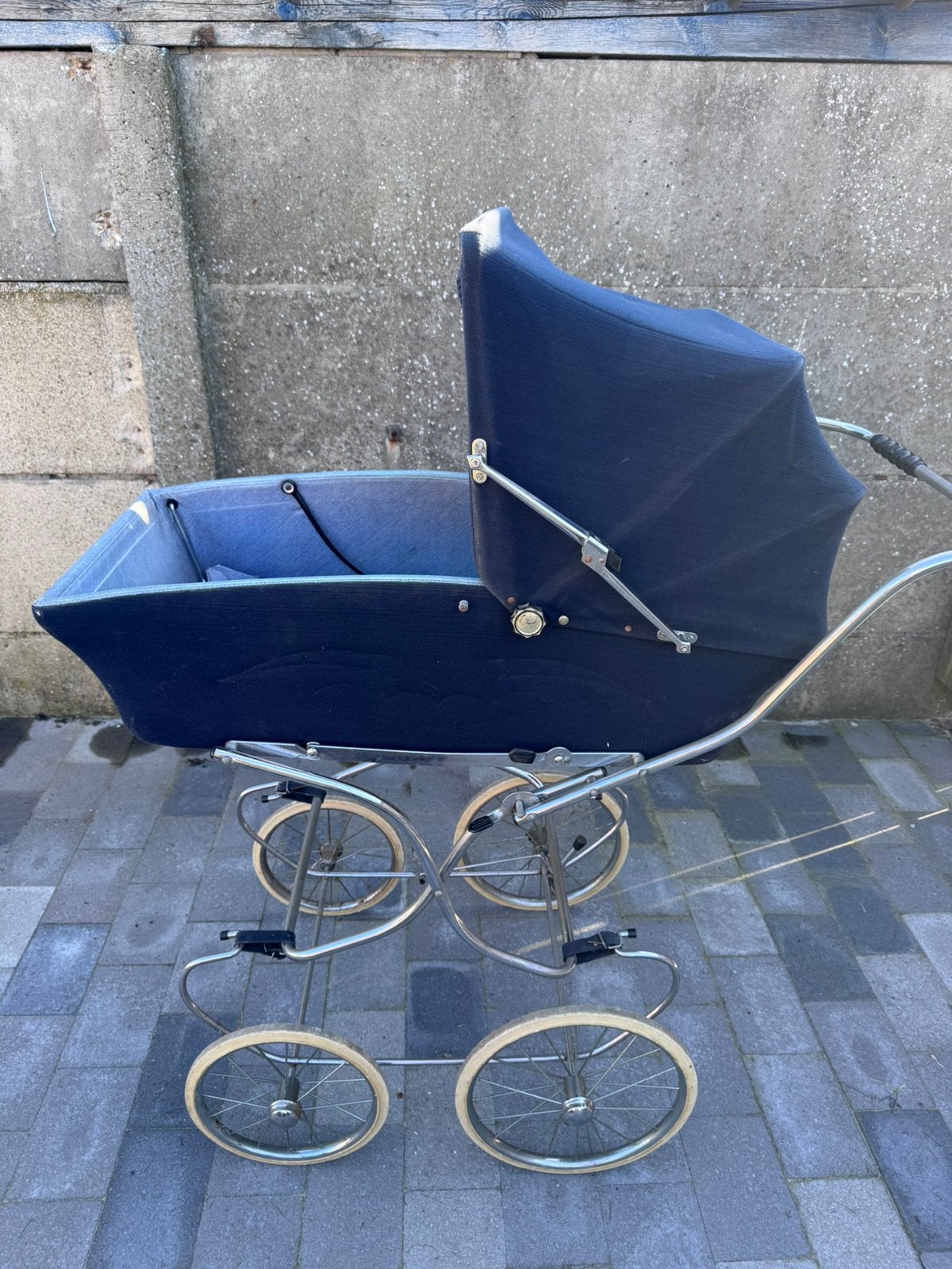 Vintage kinderwagen, Kinderen en Baby's, Ophalen, Gebruikt, Kinderwagen, Duowagen