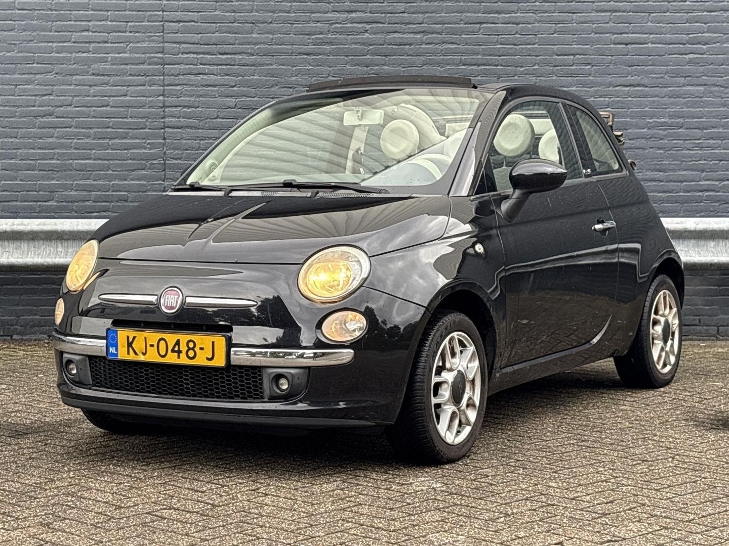 Fiat 500C 1.4 Lounge Cabrio | Airco |, Autos, Fiat, Achat, Entreprise, Boîte manuelle, Essence