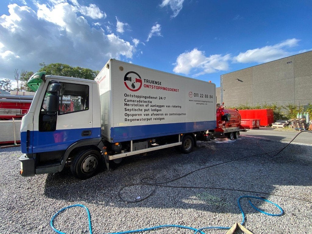Ontstoppingsmachine vacuüm vrachtwagen IVECO aanhanger, Autos, Cuir, Euro 5, Achat, 4 portes