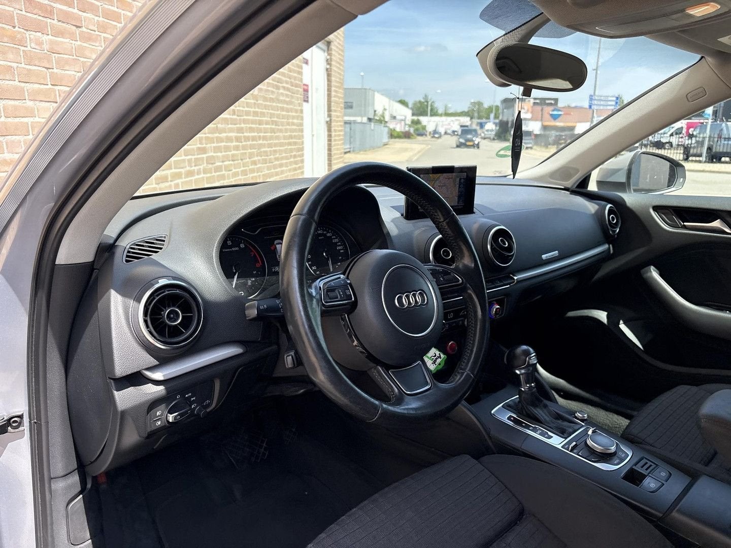 Audi A3 Sportback 1.4 TFSI Ambition Pro Line plus g-tron Aut, Autos, Argent ou Gris, Entreprise, Autres carburants, Noir