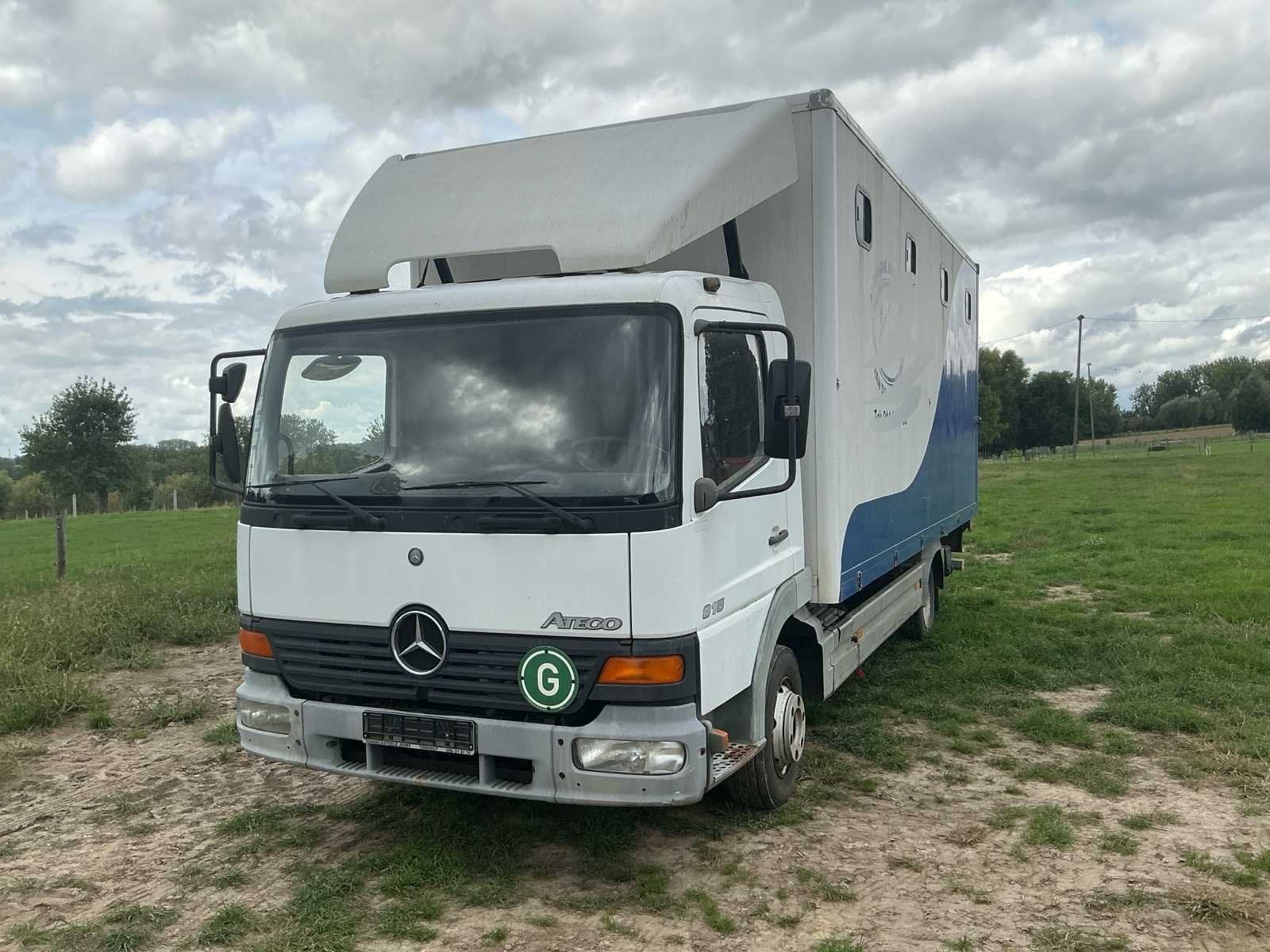 Mercedes 815 Horse truck 2005 avec hayon arrière, Autos, Achat, Entreprise, Autres carburants, Mercedes-Benz