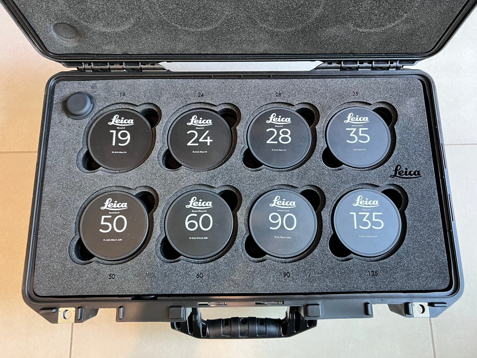 Leica R Cine-Mod Lens Set (9 Lenses) – Carefully Matched, Ophalen of Verzenden, Zo goed als nieuw, Leica