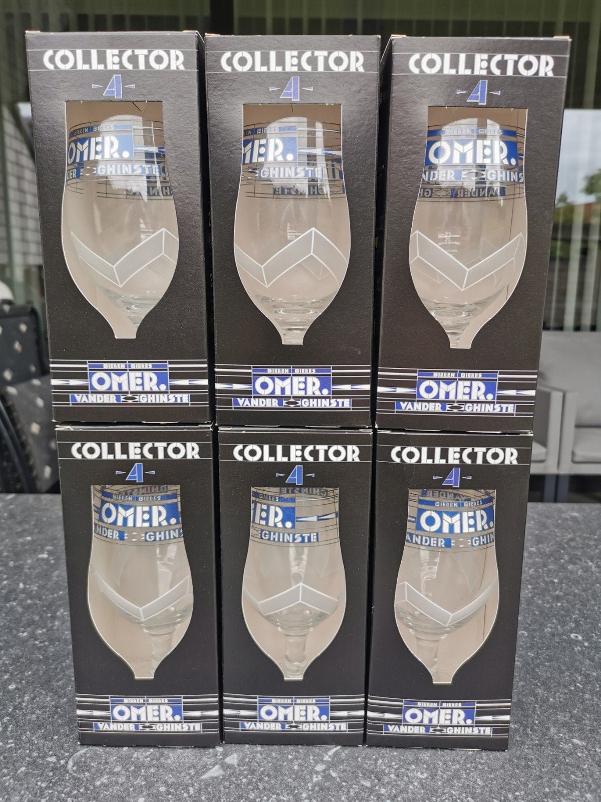 Omer Collector glazen Nr 4, Verzamelen, Biermerken, Ophalen of Verzenden