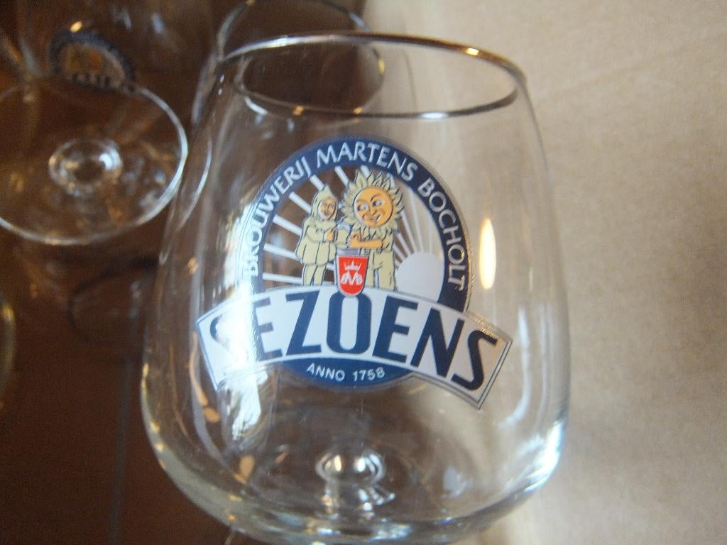 sezoens glazen, Verzamelen, Ophalen of Verzenden, Zo goed als nieuw, Glas of Glazen
