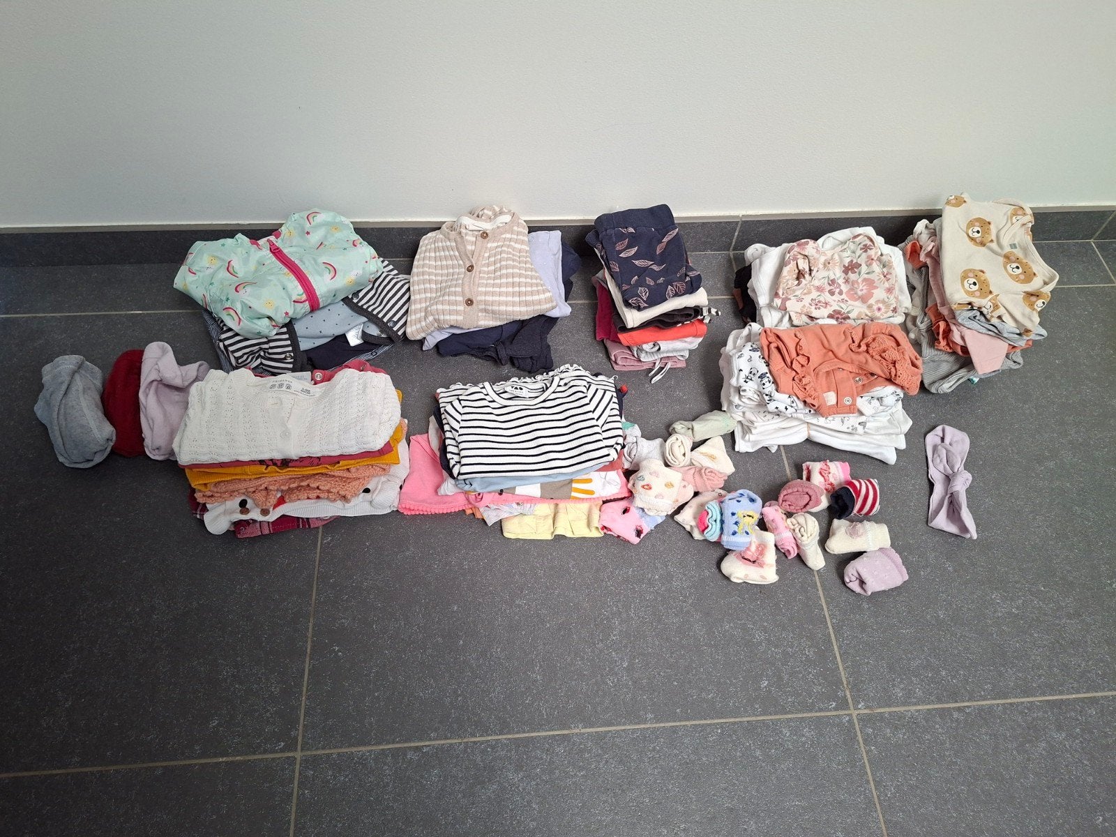 Kledingpakket meisje maat 62-68, Ophalen, Gebruikt, Maat 62