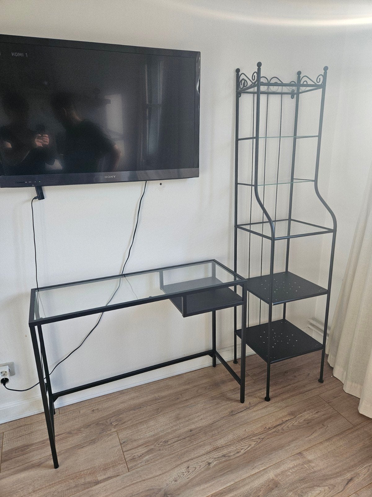 laptop bureau / make up tafel met bijhorende kast, Huis en Inrichting, Ophalen, Gebruikt
