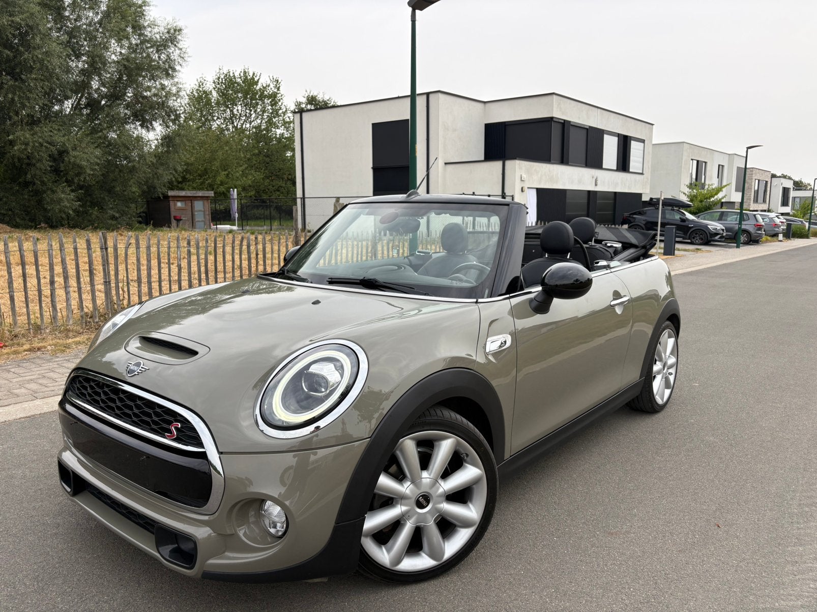 MINI Cooper S Cabrio GREEN#68000km#CAMERA#CARPLAY#FACE LIFT, Autos, Cuir, Achat, Euro 6, Entreprise