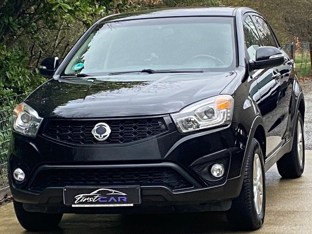 Ssangyong Korando 2.0d 07/2014 207901KM CARNET-CLIM-GARANTIE, Stof, Zwart, 5 deurs, SUV of Terreinwagen