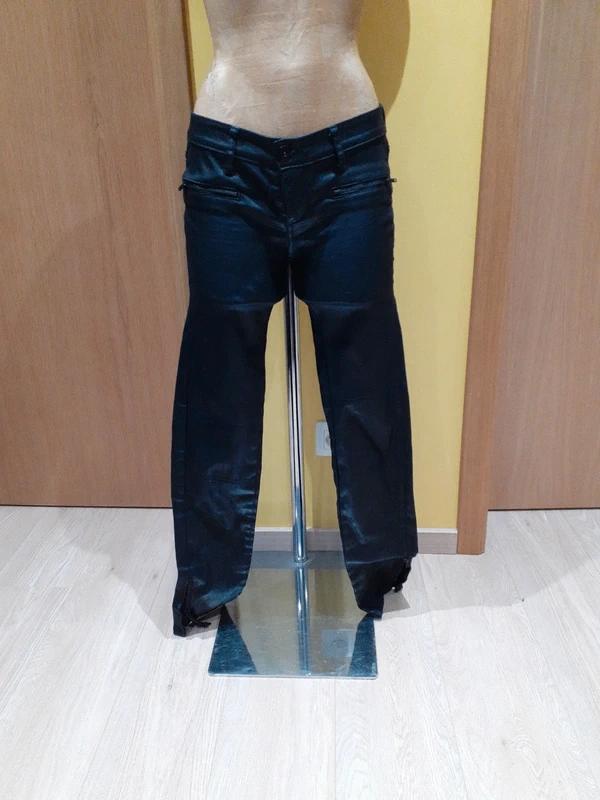 Glanzende zwarte broek — Maat 36 (S) la redoute, Kleding | Dames, La Redoute Creation, Zwart, Ophalen of Verzenden, Maat 36 (S)