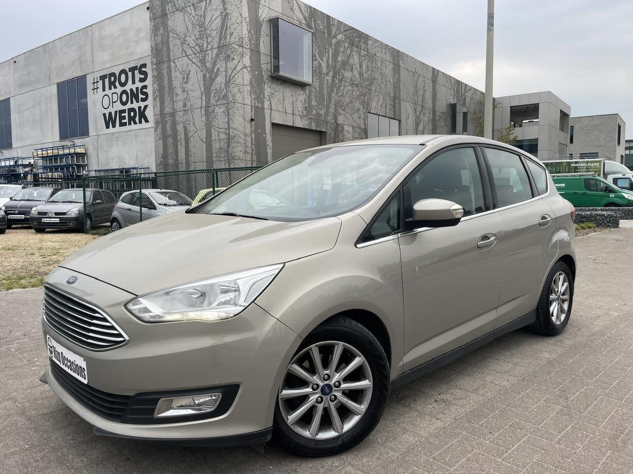 Ford C-Max 1.0 Benzine | Trekhaak | Hoge instap | 1 JAAR GAR, Auto's, Voorwielaandrijving, Monovolume, Gebruikt, Electronic Stability Program (ESP)