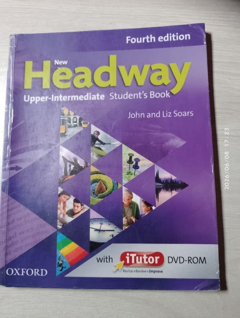 Livre d'étudiant Headway upper-inte ISBN voir photo avec DVD, Livres, Livres scolaires, Enlèvement ou Envoi, Comme neuf, Secondaire