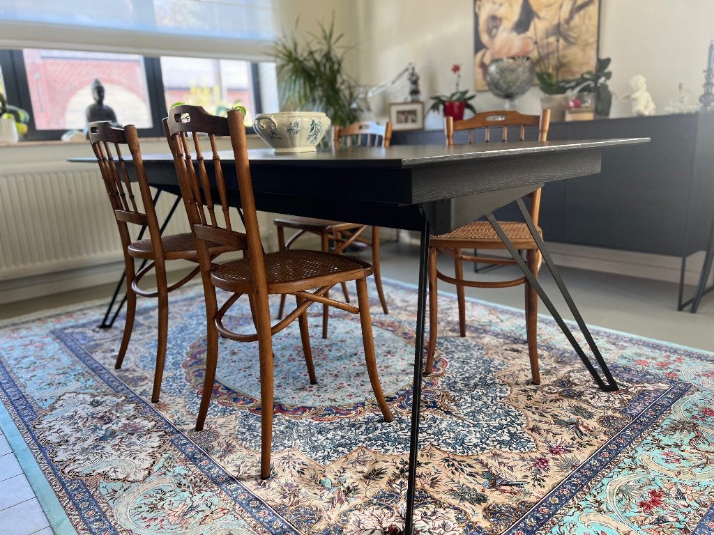 4 Weense bistrostoelen in gebogen hout, Antiek en Kunst, Ophalen