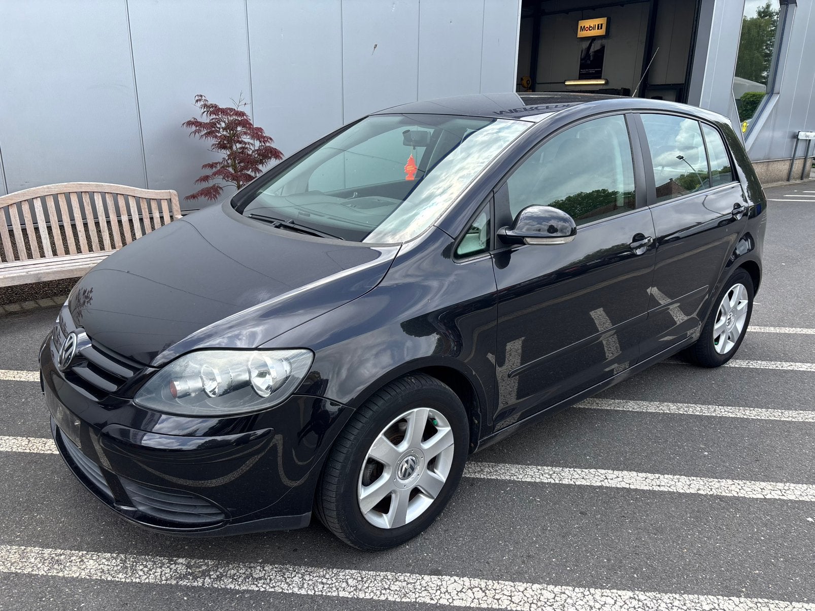 Volkswage Golf PLUS 105000km, Auto's, Stof, Zwart, 4 cilinders, Zwart
