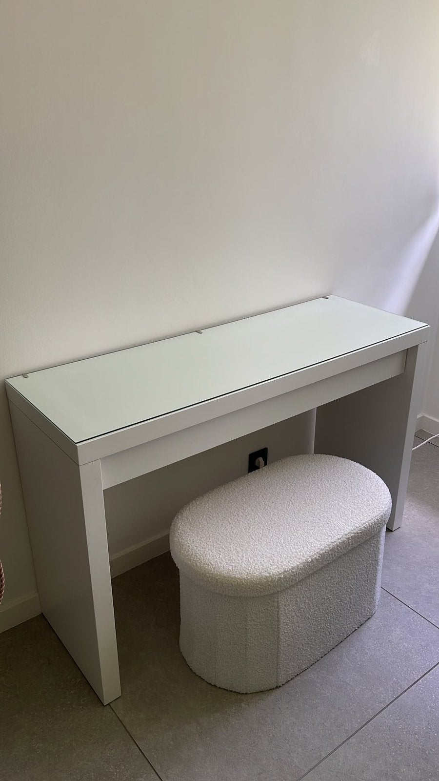 IKEA MALM witte kaptafel, Huis en Inrichting, Ophalen, Zo goed als nieuw