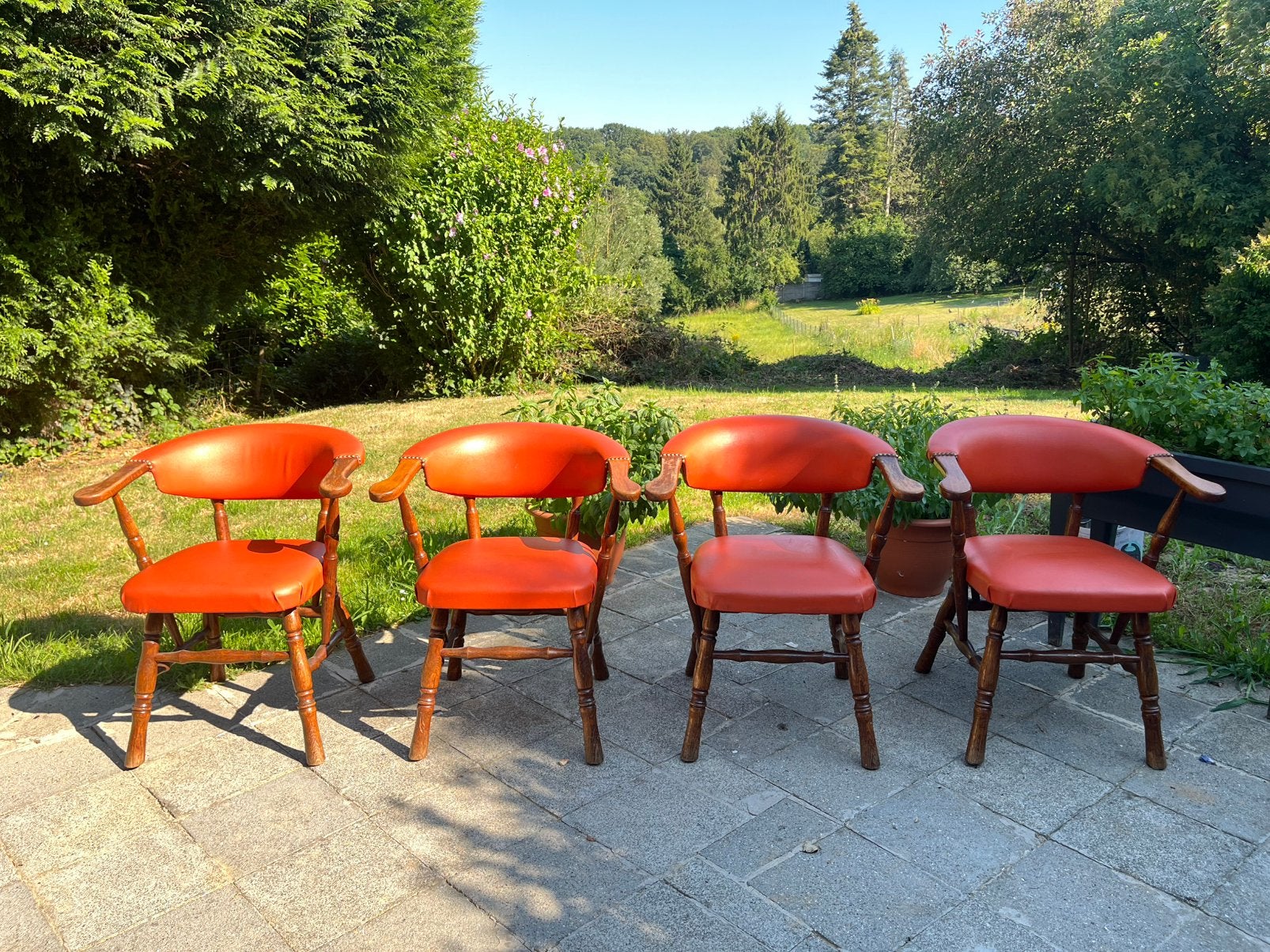 Belle chaises bois massif, Antiquités & Art, Enlèvement