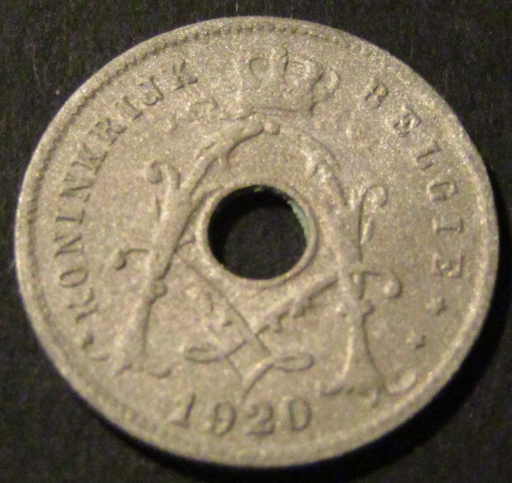5 centimen 1920 en néerlandais - Albert I, Timbres & Monnaies, Enlèvement ou Envoi, Autre, Monnaie en vrac