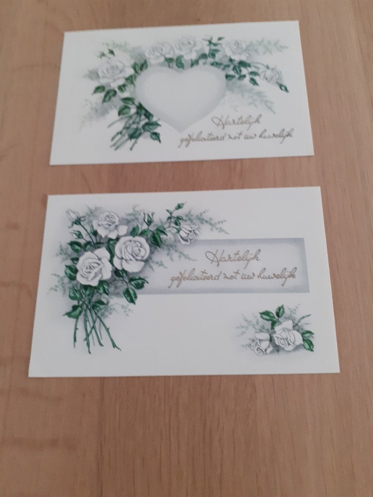 Cartes de mariage, Enlèvement ou Envoi, 1940 à 1960, Non affranchie, Autres thèmes