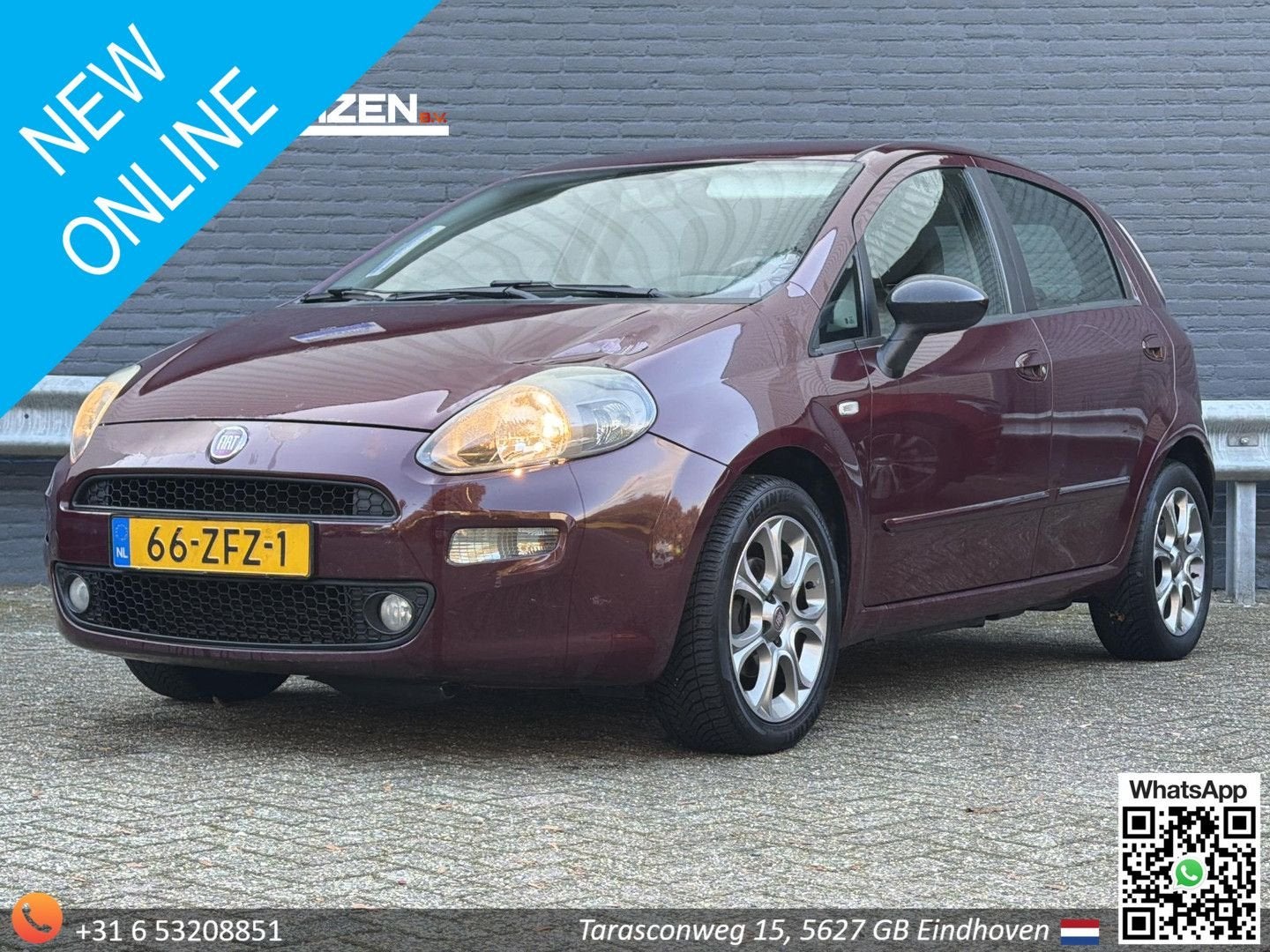 Fiat Punto Evo 0.9 TwinAir Easy | Cruise | Airco |, Auto's, Bedrijf, Punto EVO, Verwarmde buitenspiegels, Handgeschakeld