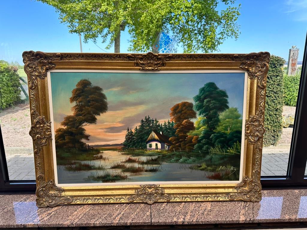 Schilderij, Antiek en Kunst, Kunst | Schilderijen | Klassiek, Ophalen