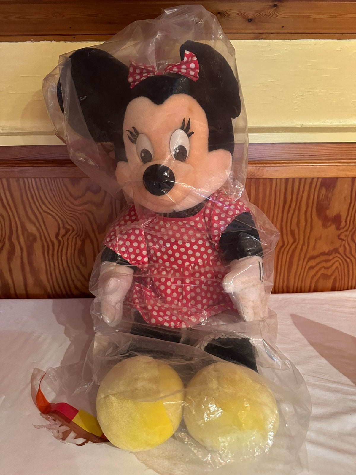 Peluche Minnie mouse XXL authentique vintage jouet, Enlèvement, Comme neuf, Peluche
