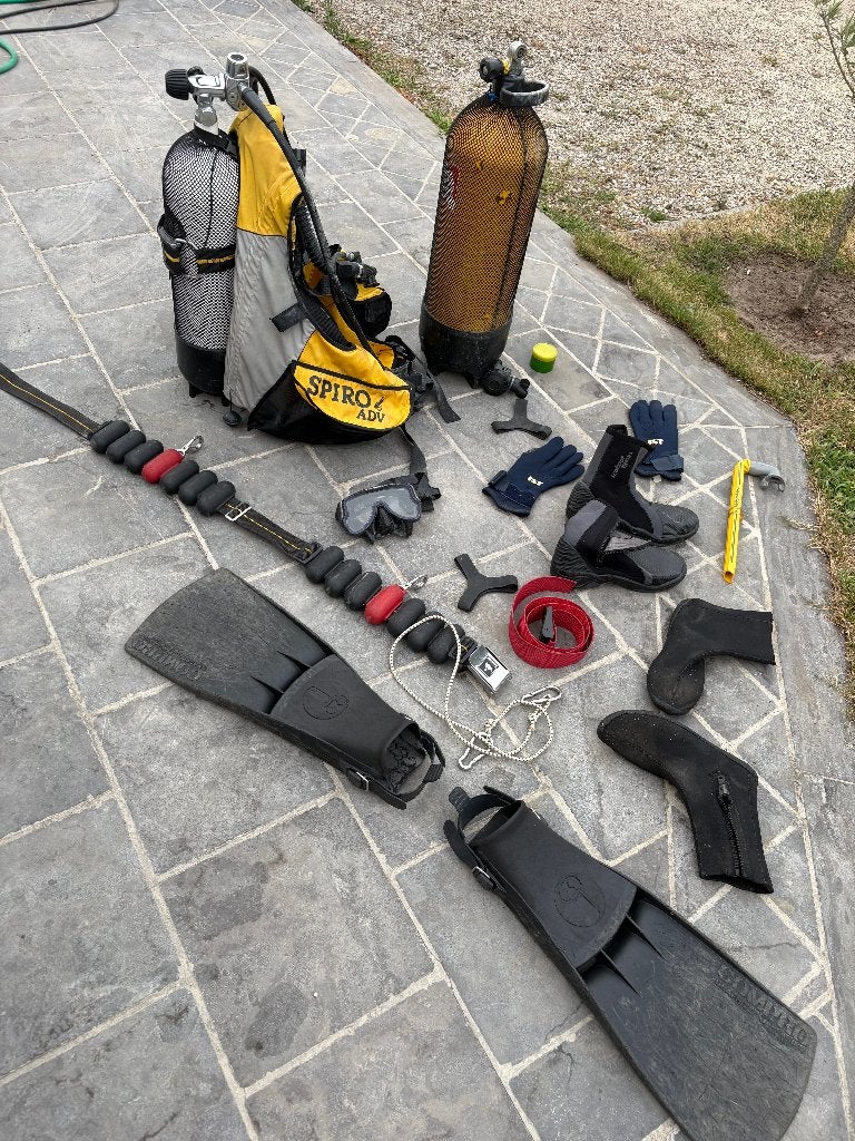 duikuitrusting, Watersport en Boten, Ophalen