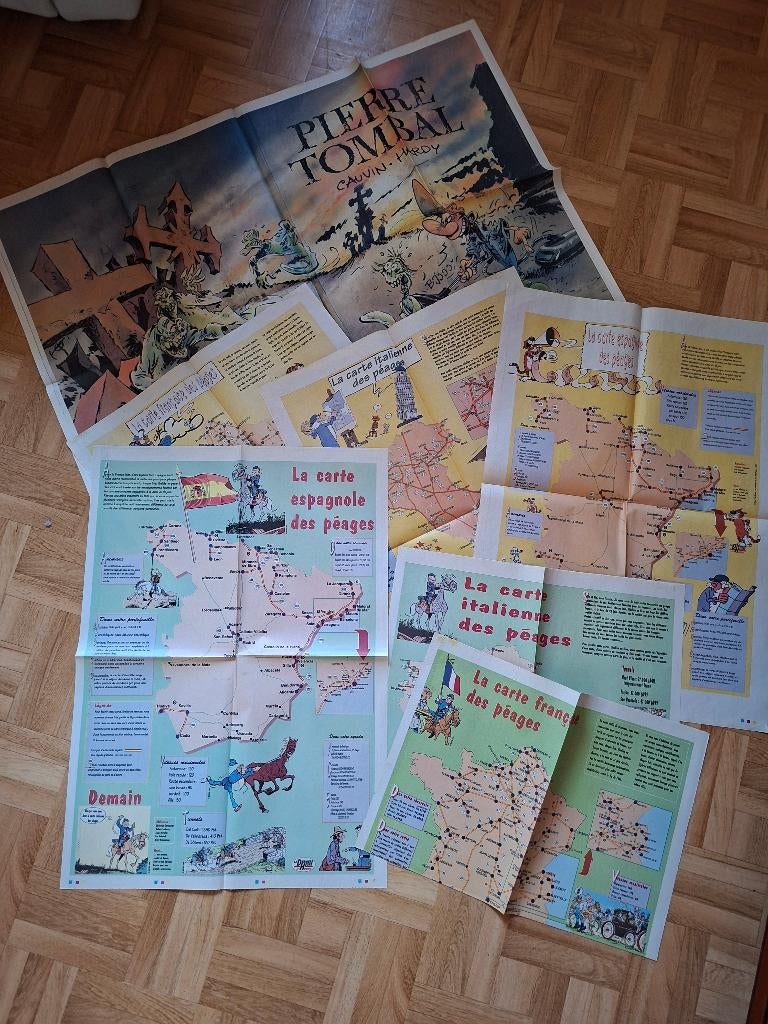 lot folder bd tuniques bleues -turk- vandersteen-spirou, Neuf, Plusieurs BD, Lambil/Cauvin, Envoi