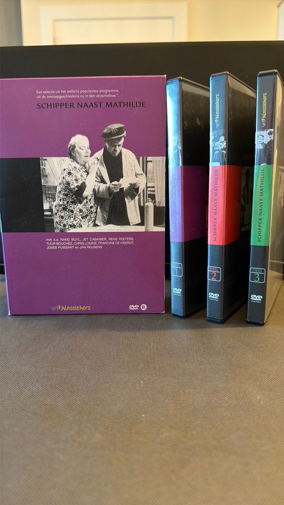Dvd box Schipper naast Mathilde - vrt klassiekers, Ophalen of Verzenden, Zo goed als nieuw