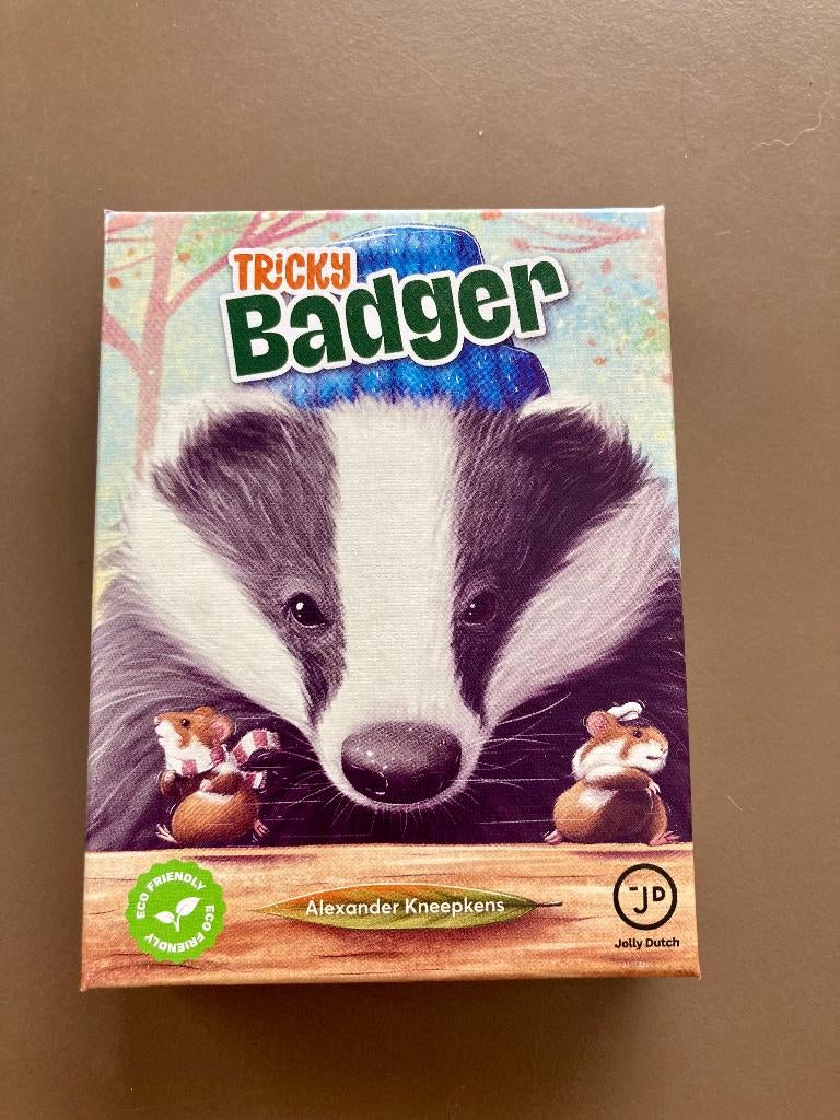 Tricky Badger kaartspel van Jolly Dutch, Drie of vier spelers, Ophalen of Verzenden, Zo goed als nieuw, Jolly Dutch