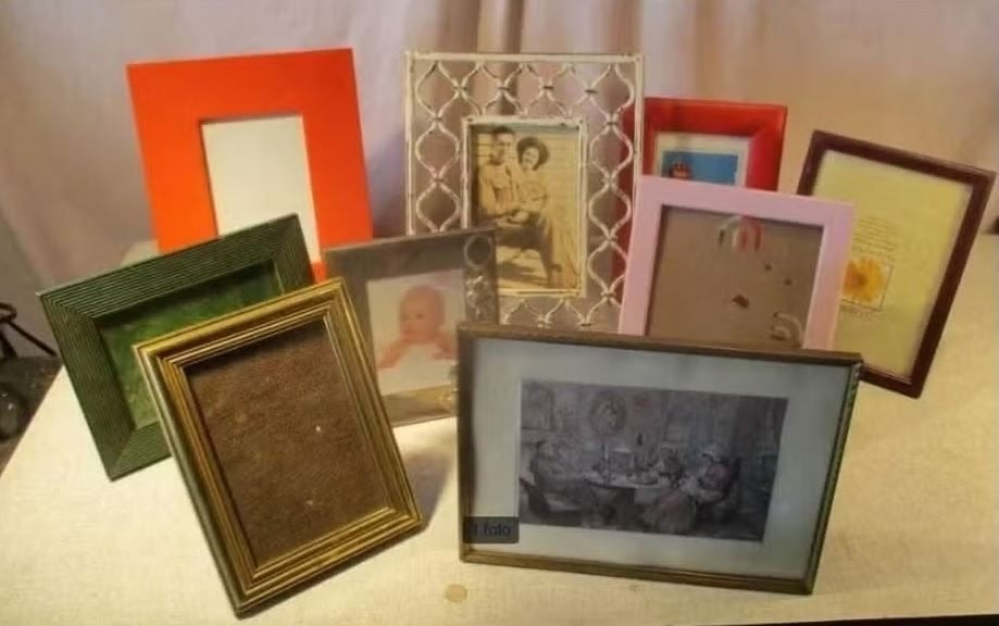 Mooie Partij van 9 Fotolijsten, Ophalen of Verzenden, Zo goed als nieuw, Wissellijst