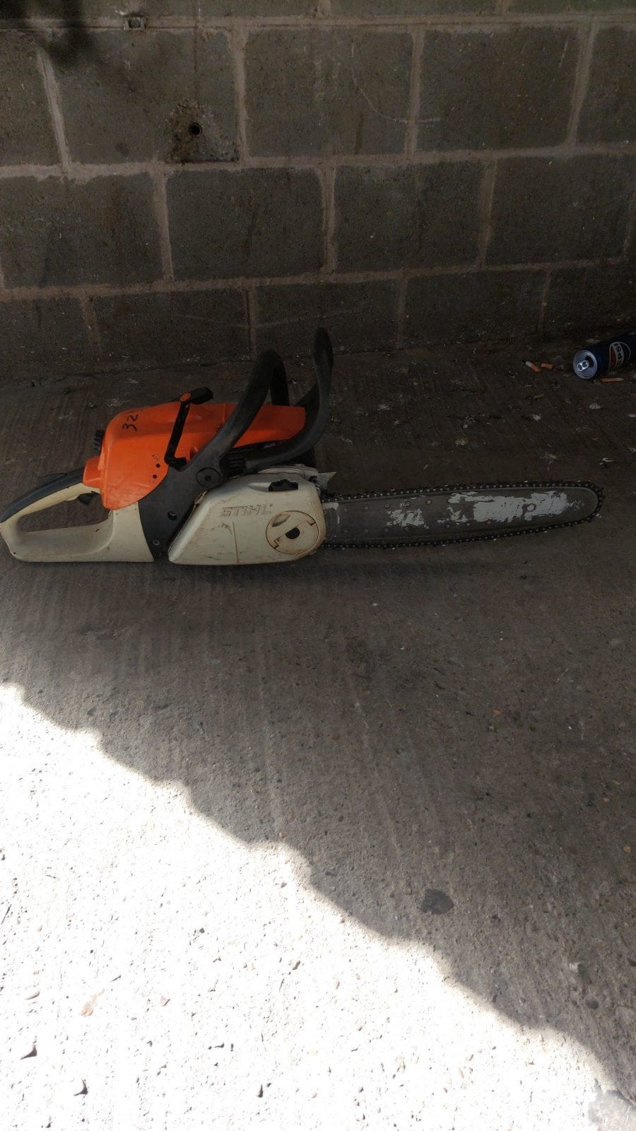 stihl ms 280, Ophalen, Kettingzaag