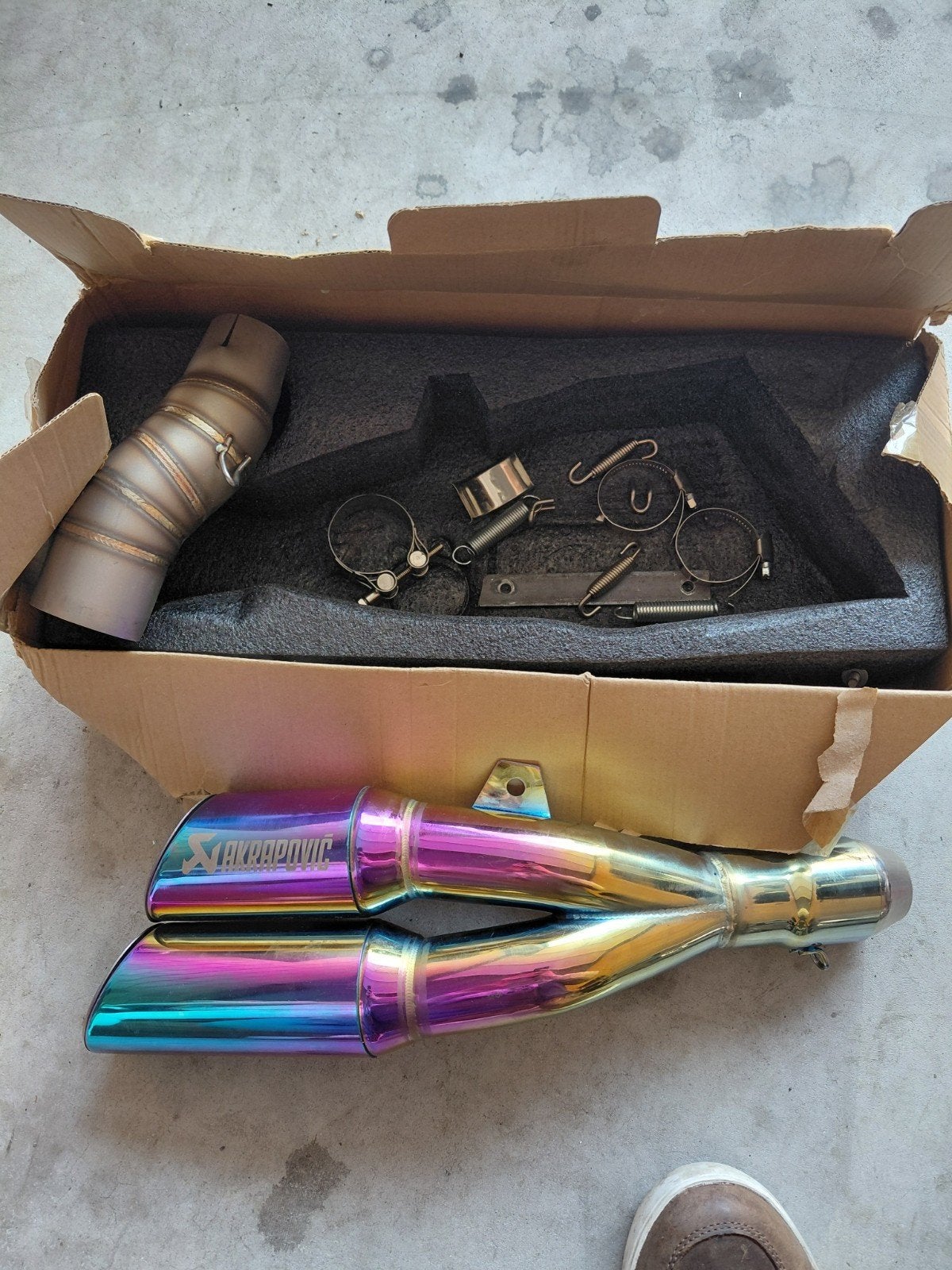 Moto uitlaat akrapovic, Ophalen of Verzenden, Uitlaat