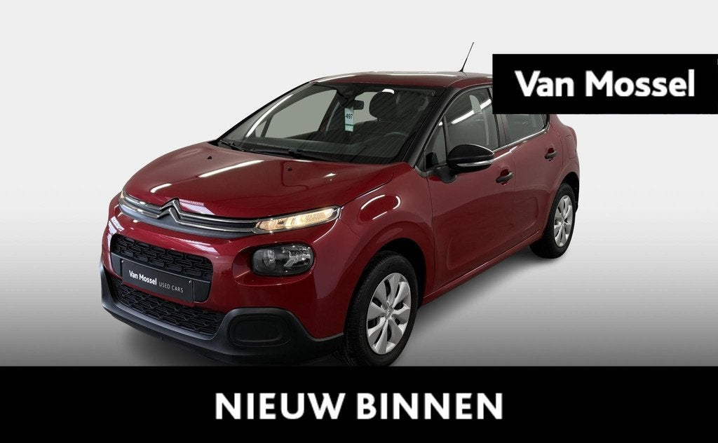 Citroën C3 1.2 82 S&S MAN Live, Rouge, Entreprise, Boîte manuelle, 5 portes