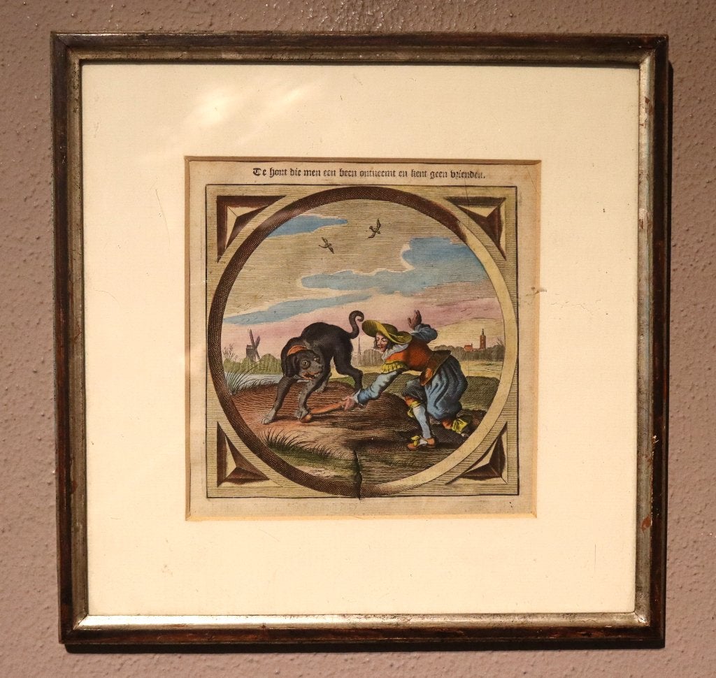 Gravure du XVIIe siècle, Enlèvement ou Envoi, Gravure