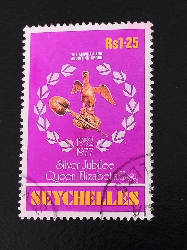 Seychelles 1977 - Anniversaire argent Elizabeth II, oiseaux, Envoi, Autres pays, Affranchi
