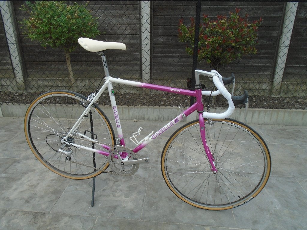 retro koersfiets Gazelle, topstaat! 399€, 10 à 15 vitesses, Frein sur jante, Enlèvement, 53 à 57 cm