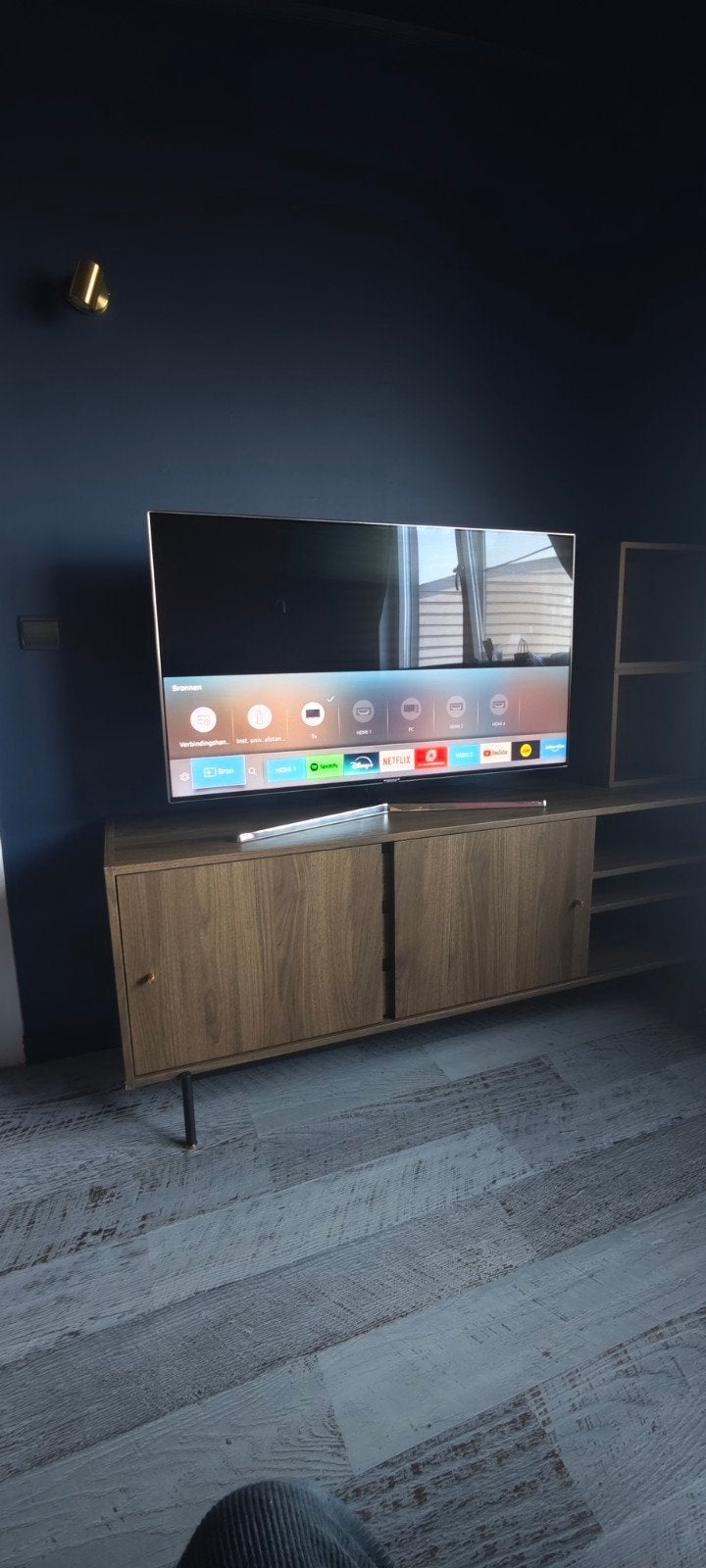 Samsung 49" 4k tv, smart,blinkend scherm, Ophalen, 120 Hz, Samsung, 100 cm of meer