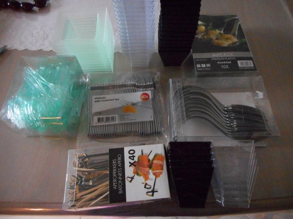 pakket 262 stuks voor aperitief of dessert nieuw of ZGAN, Ophalen of Verzenden, Nieuw
