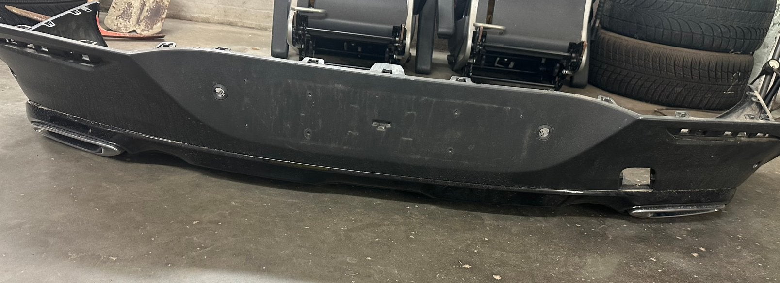 Achterbumper Mercedes GLE, Ophalen, Gebruikt, Mercedes-Benz, Achter