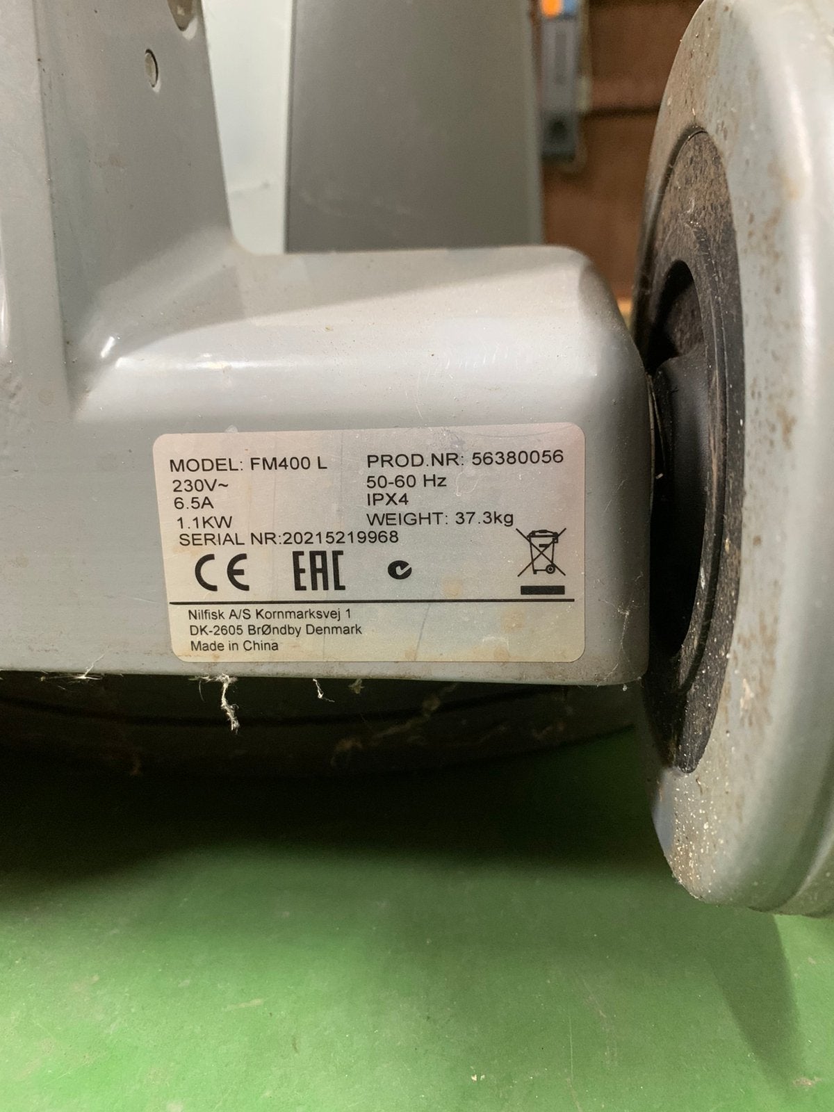BOENMACHINE NILFISK MODEL FM400 L, Enlèvement, Autres types