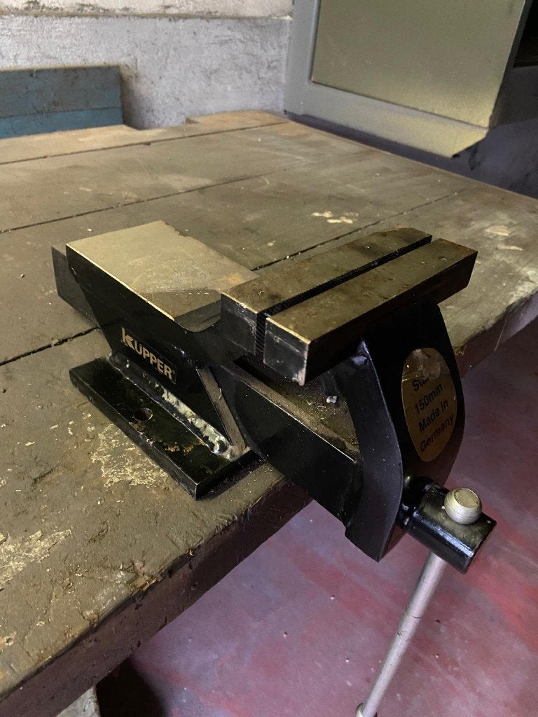 Kupper 150mm bankschroef, Ophalen, Bankschroef