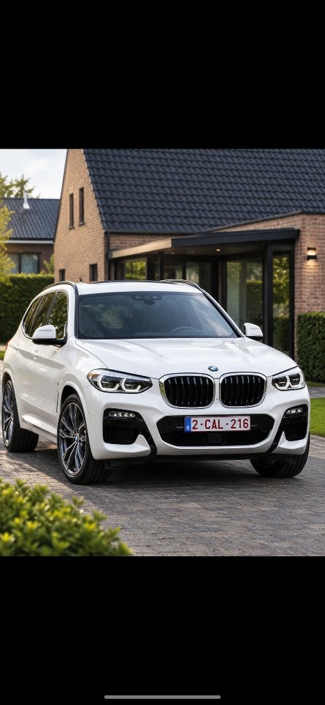 BMW X3 20i, Auto's, Automaat, Dealer onderhouden, Wit, Leder