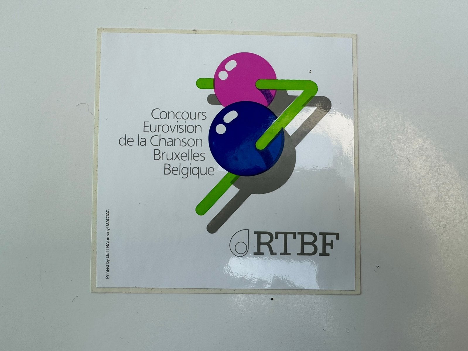 Sticker RTBF, Verzamelen, Ophalen of Verzenden, Nieuw, Film, Tv of Omroep